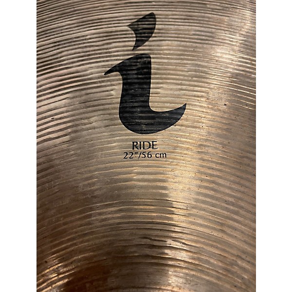 Used Zildjian 22in I Series Ride Cymbal