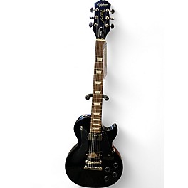 Used 2023 Epiphone Les Paul Studio Black Solid Body Electric Guitar