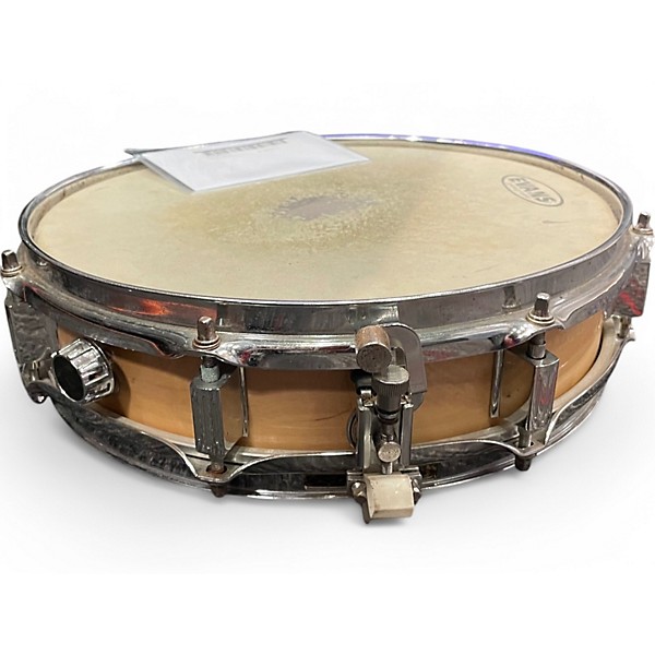 Used Ludwig 13in Little Rocker Piccolo Snare Natural Gloss Drum