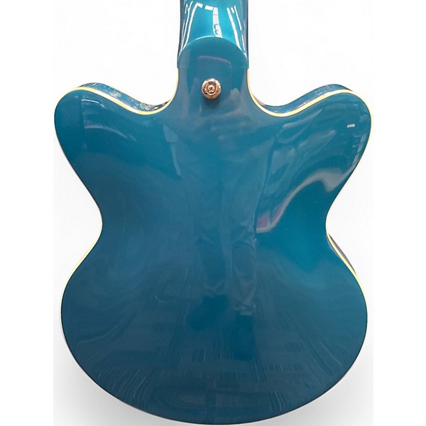 Used Gretsch Guitars G2657 Streamliner Ocean Turquoise Hollow Body Electric Guitar