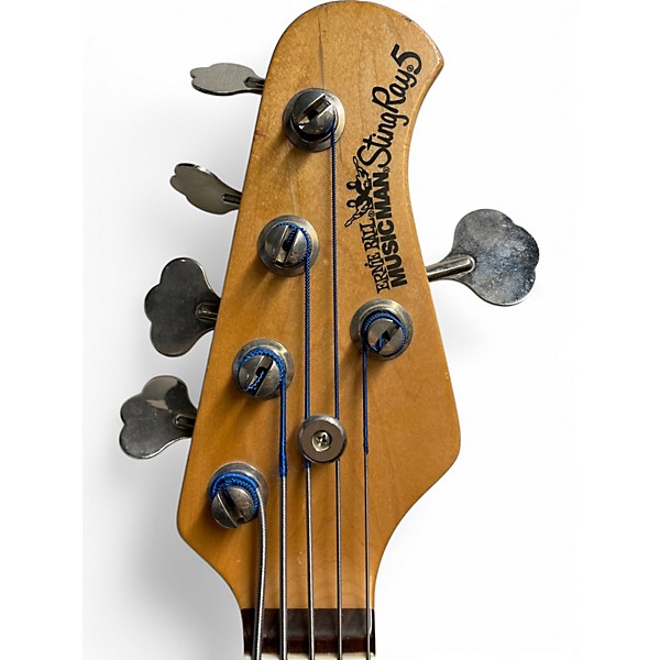 Used Ernie Ball Music Man Stingray 5 String Tobacco Sunburst Electric Bass Guitar