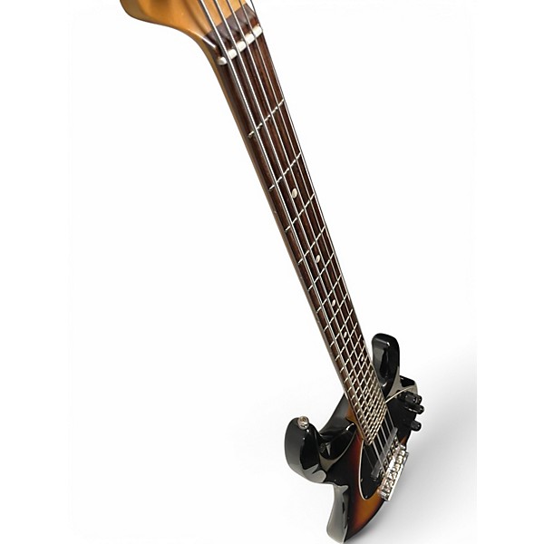 Used Ernie Ball Music Man Stingray 5 String Tobacco Sunburst Electric Bass Guitar