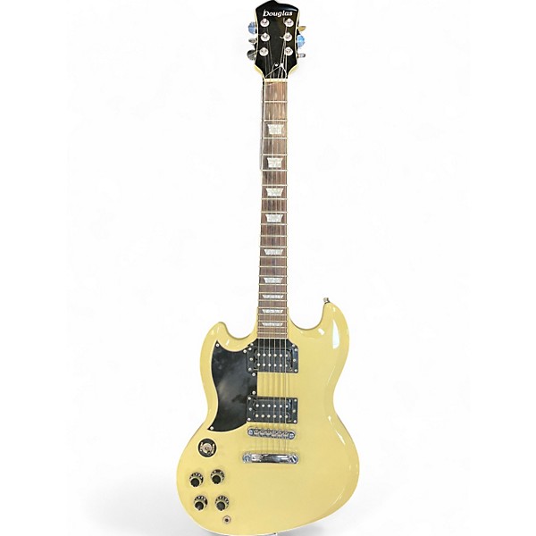 Used Douglas DOUBLE CUT LEFT HANDED Antique White Solid Body Electric Guitar,Specials : American Fashion Style Bags On Sale Used Douglas DOUBLE CUT LEFT HANDED Antique White Solid Body Electric Guitar,Specials : American Fashion Style Bags On Sale