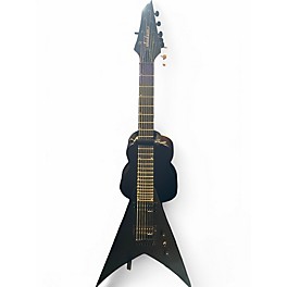 Used Jackson King V JS22-7 HV HT Satin Black Solid Body Electric Guitar