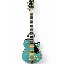 Used Gretsch Guitars G6229TG Ice Blue Sparkle Solid Body Electric Guitar