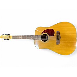 Used Fender santa maria Antique Natural 12 String Acoustic Guitar
