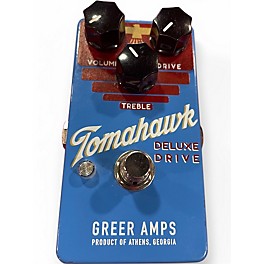 Used Greer Amplification TOMAHAWK DELUXE DRIVE Effect Pedal
