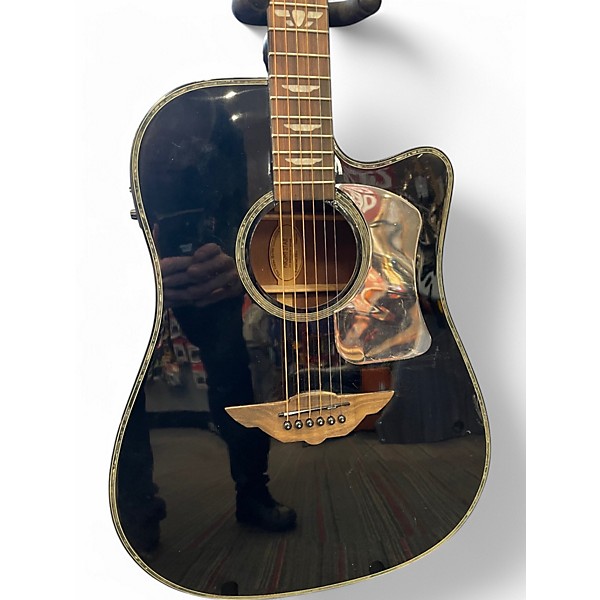 Used Keith Urban night star Black Acoustic Electric Guitar