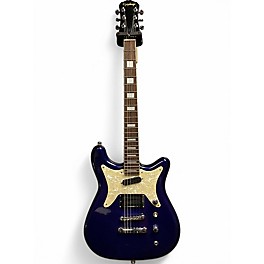 Used 1997 Epiphone CORONET Blue Solid Body Electric Guitar