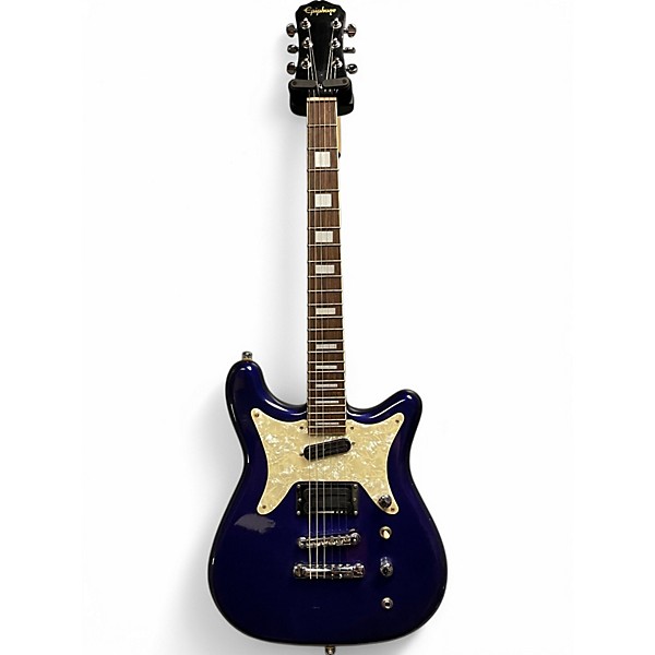 Used 1997 Epiphone CORONET Blue Solid Body Electric Guitar