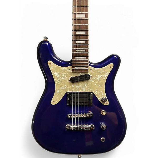 Used 1997 Epiphone CORONET Blue Solid Body Electric Guitar
