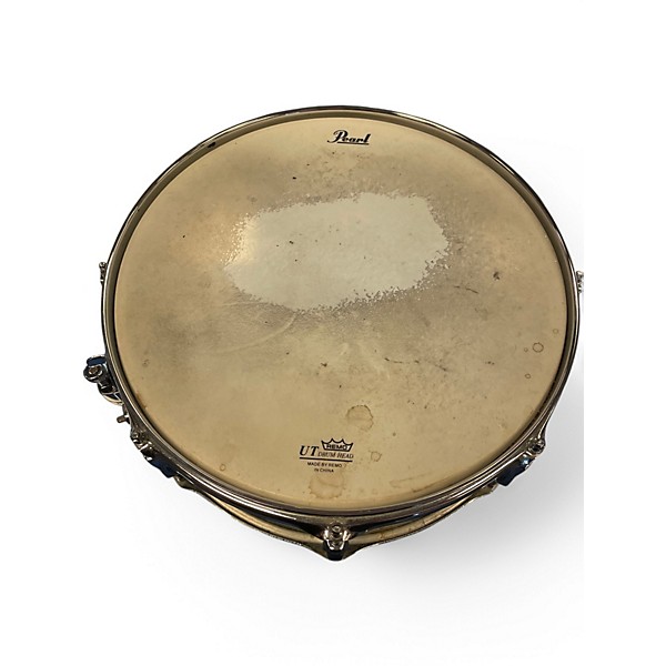 Used Pearl 14in EXPORT SERIES SNARE Silver Sparkle Drum