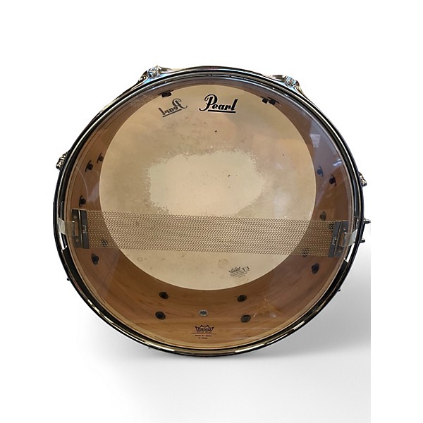 Used Pearl 14in EXPORT SERIES SNARE Silver Sparkle Drum