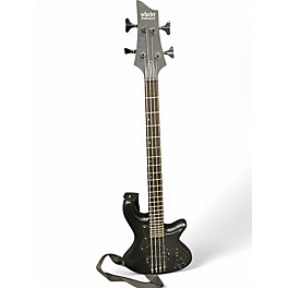 Used Schecter Guitar Research STEALTH 4 MATTE BLACK Electric Bass Guitar