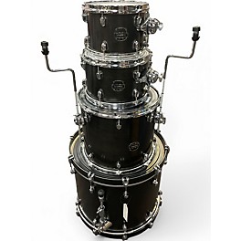 Used Mapex 4 Piece Saturn Black Drum Kit