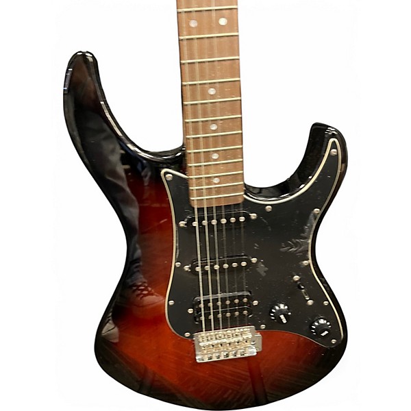 Used Yamaha Pacifica 2 Color Sunburst Solid Body Electric Guitar