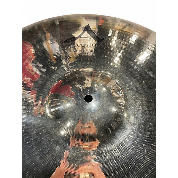 Used Zildjian 20in A Custom Medium Ride Cymbal