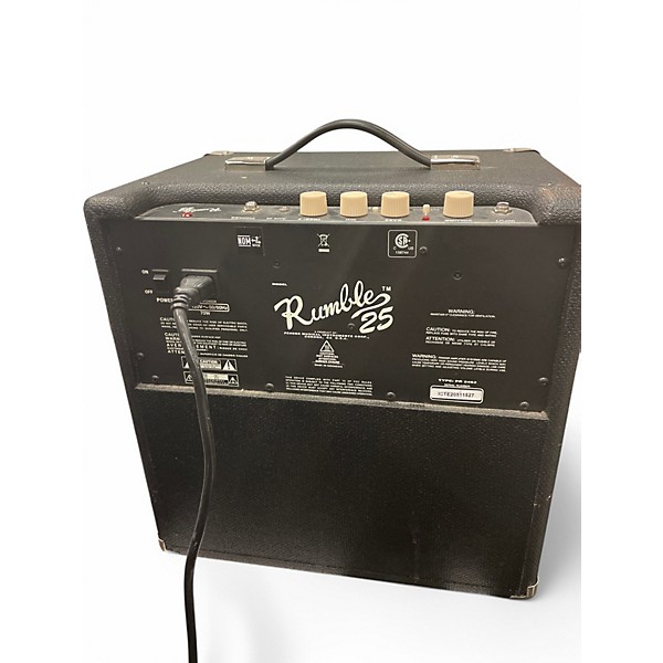 Used Fender Rumble 25 25W 1x8 Bass Combo Amp