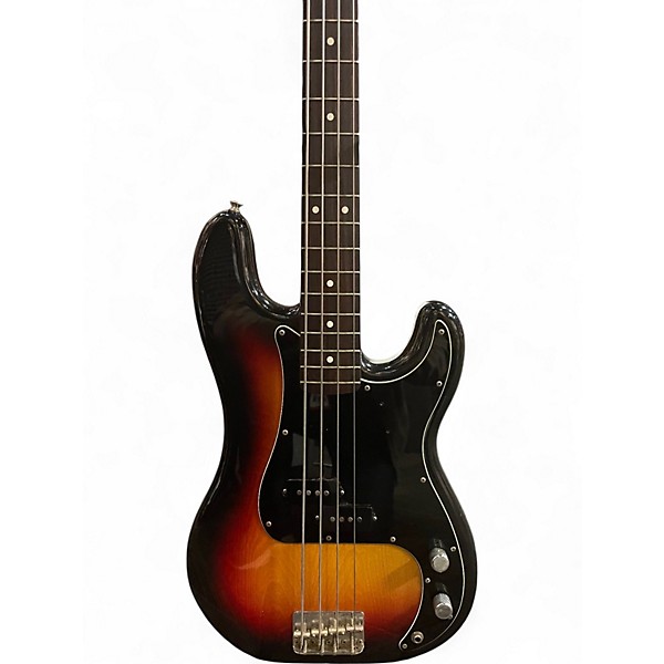 Vintage 1980s Squier PRECISION BASS MIJ 2 Color Sunburst Electric Bass Guitar