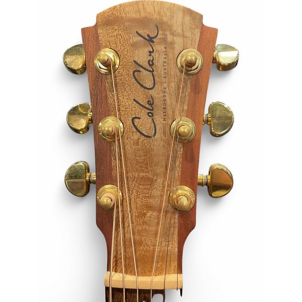 Used Cole Clark AN2ECRDBL Natural Acoustic Guitar