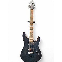 Used Schecter Guitar Research C1 Classic Blue Solid Body Electric Guitar