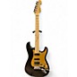 Used 2007 Fender American Deluxe Stratocaster Montego Black Solid Body Electric Guitar thumbnail