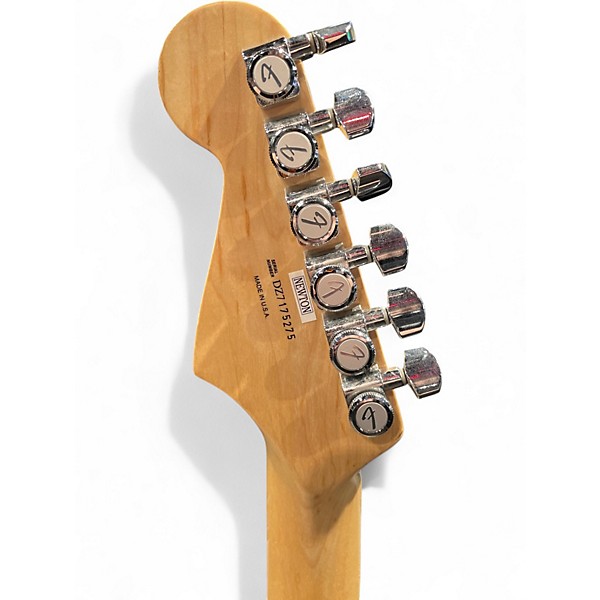 Used 2007 Fender American Deluxe Stratocaster Montego Black Solid Body Electric Guitar