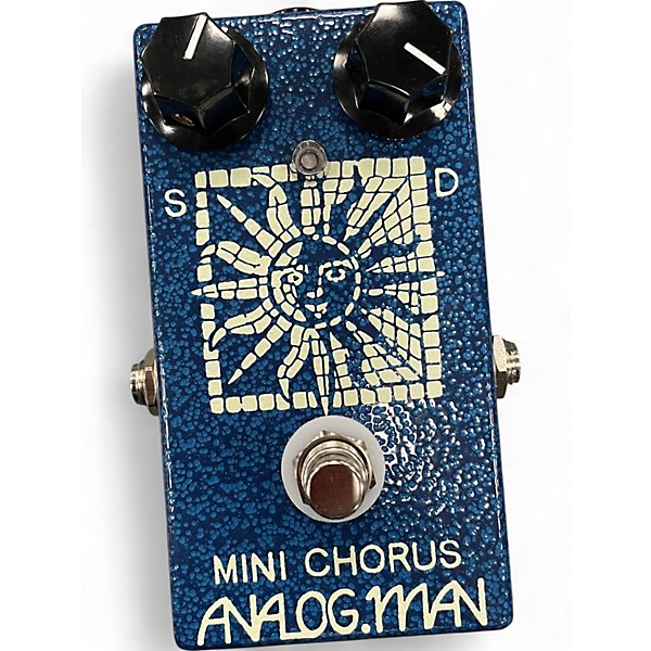 Used Analogman mini chorus Effect Pedal