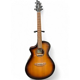 Used Breedlove Discovery S Concert CE Cedar Left-Handed Sunburst Acoustic Electric Guitar