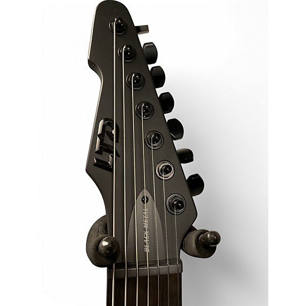 Used ESP LTD Phoenix 7 Black Baritone Guitars