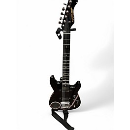 Vintage 1980s Synsonics Terminator Black Electric Guitar
