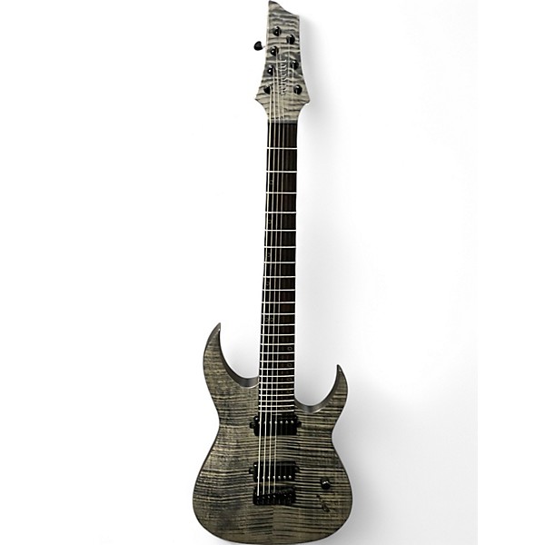 Used Schecter Guitar Research sunset extreme 7 Gray Solid Body Electric Guitar