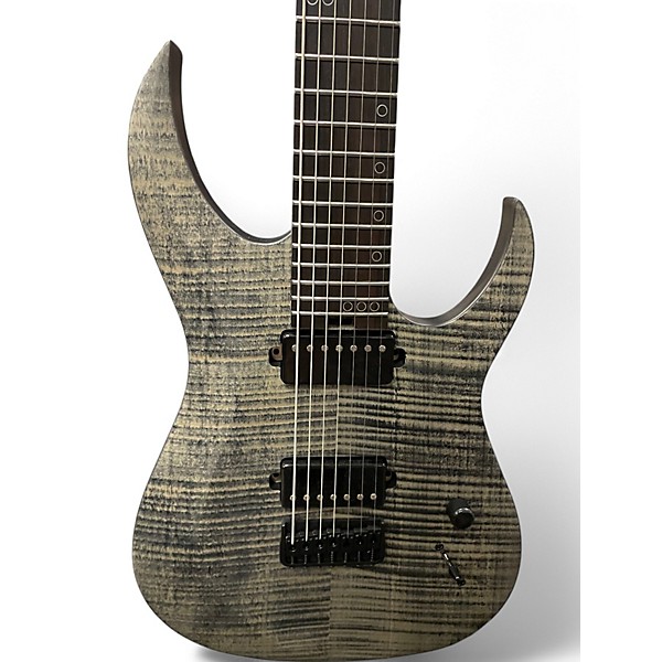 Used Schecter Guitar Research sunset extreme 7 Gray Solid Body Electric Guitar
