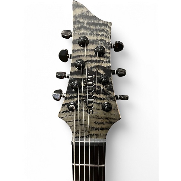 Used Schecter Guitar Research sunset extreme 7 Gray Solid Body Electric Guitar