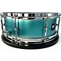 Used 2024 Kings Custom Drums 5.5X14 TEAL & SILVER DUCO TEAL & SILVER DUCO Drum