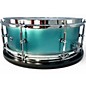 Used 2024 Kings Custom Drums 5.5X14 TEAL & SILVER DUCO TEAL & SILVER DUCO Drum
