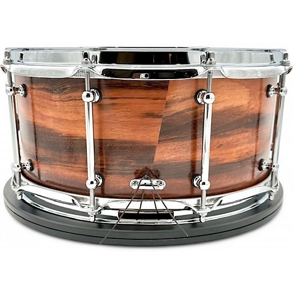 Used 2024 Kings Custom Drums 6.5X14 GONCALO ALVES & MAPLE BRAZILLIAN TIGERWOOD Drum
