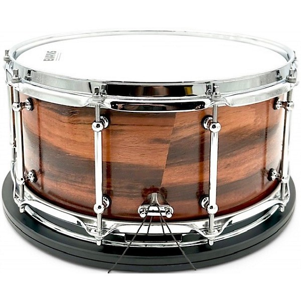 Used 2024 Kings Custom Drums 6.5X14 GONCALO ALVES & MAPLE BRAZILLIAN TIGERWOOD Drum