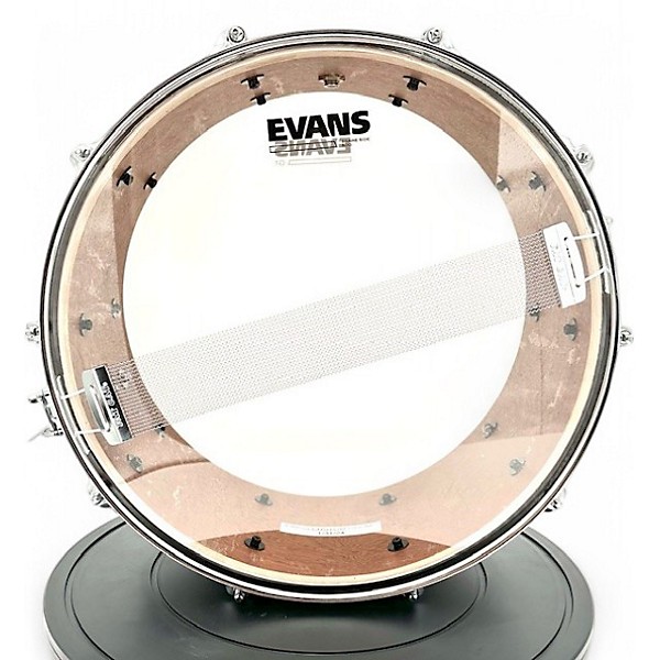 Used 2024 Kings Custom Drums 6.5X14 AFRICAN SAPELE/BIRCH CABERNET STAIN Drum