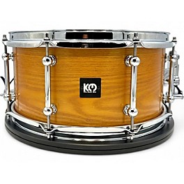 Used 2024 Kings Custom Drums 7X14 SASSAFRAS SEMI SOLID SNARE HONEY AMBER SEMI GLOSS LAQUER Drum