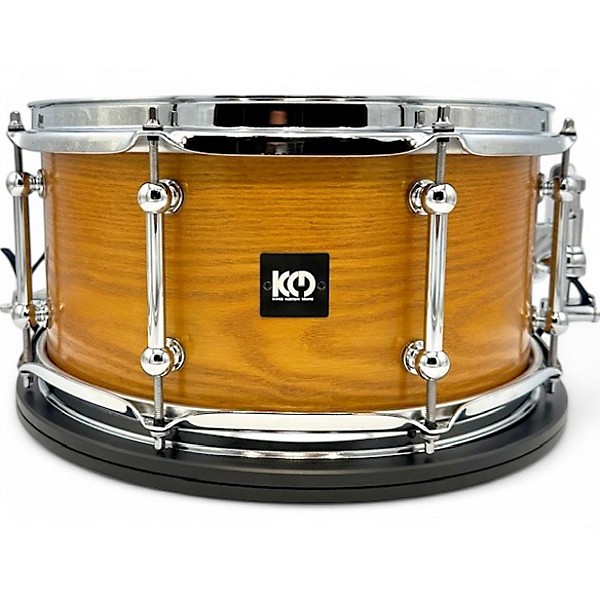 Used 2024 Kings Custom Drums 7X14 SASSAFRAS SEMI SOLID SNARE HONEY AMBER SEMI GLOSS LAQUER Drum