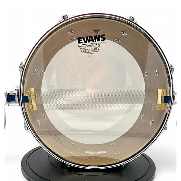 Used 2024 Kings Custom Drums 7X14 SASSAFRAS SEMI SOLID SNARE HONEY AMBER SEMI GLOSS LAQUER Drum