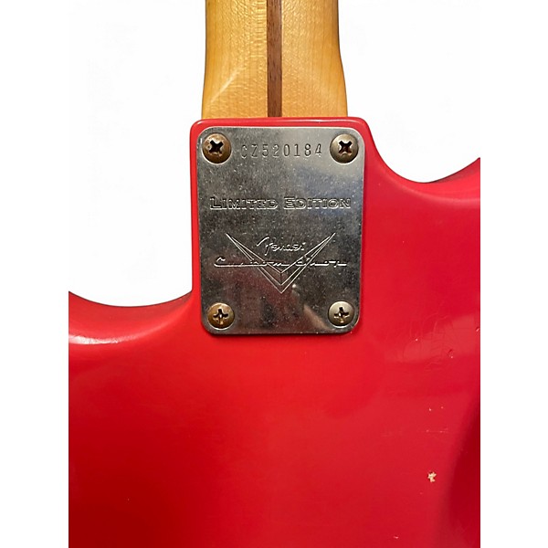 Used Fender 50s Duo Tone Strat Relic Fiesta Red Solid Body Electric Guitar