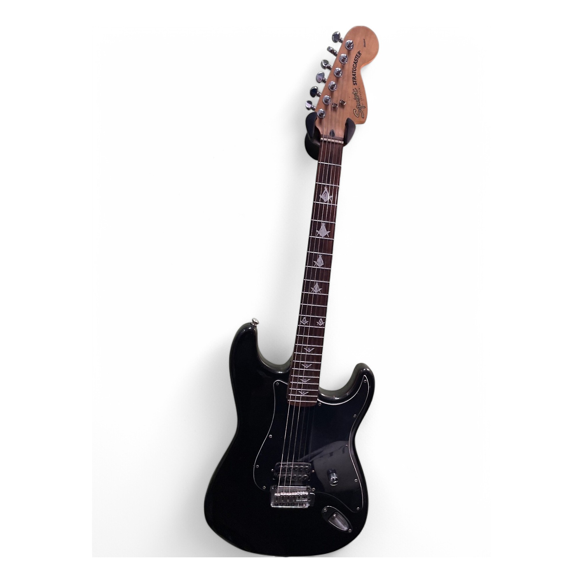 Used Squier Used Squier Standard Stratocaster Black Solid Used Squier Used Squier Standard Stratocaster Black Solid