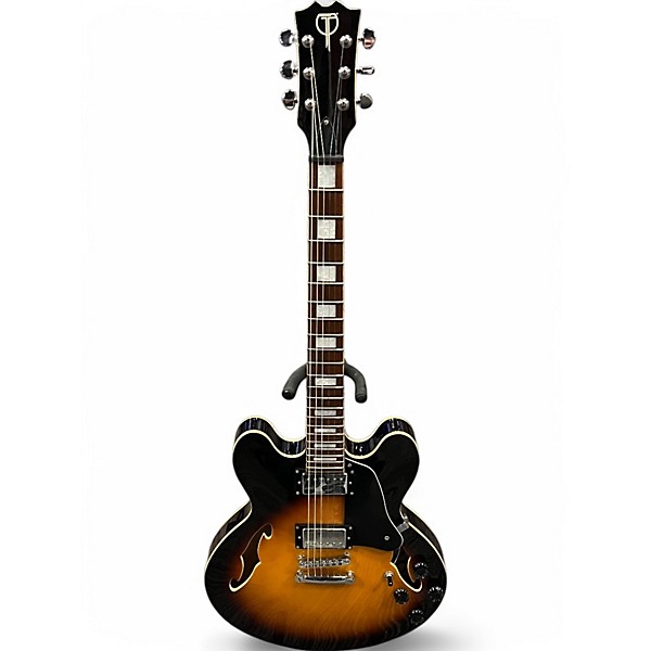 Used Teton DOUBLE CUTAWAY 2 Color Sunburst Hollow Body Electric Guitar,New Products : American Fashion Style Bags On Sale