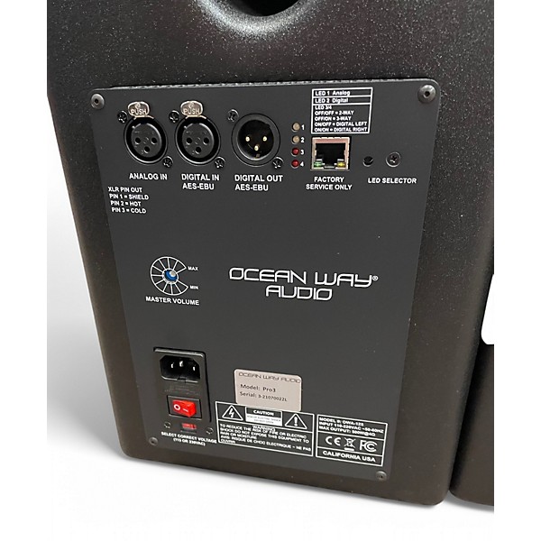 Used Ocean Way PRO3 PAIR Powered Monitor