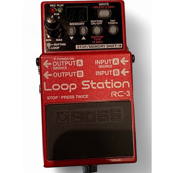 Used BOSS RC3 Loop Station Pedal