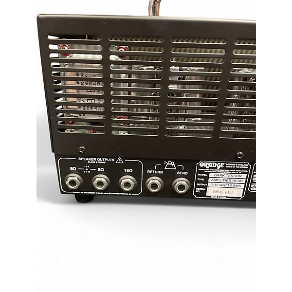 Used Orange Amplifiers DA15H Dark Terror 15W Tube Guitar Amp Head