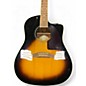Used Epiphone AJ200SCEVS 2 Tone Sunburst Acoustic Electric Guitar