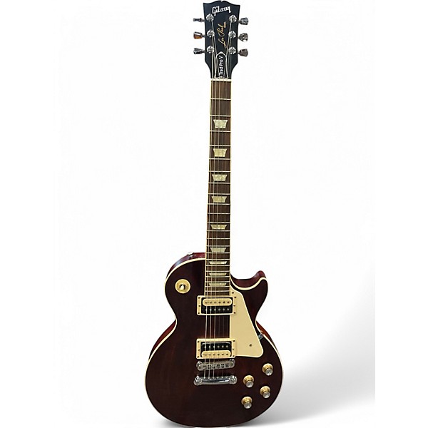 Used Gibson Les Paul Traditional Pro V Burgundy Solid Body Electric Guitar